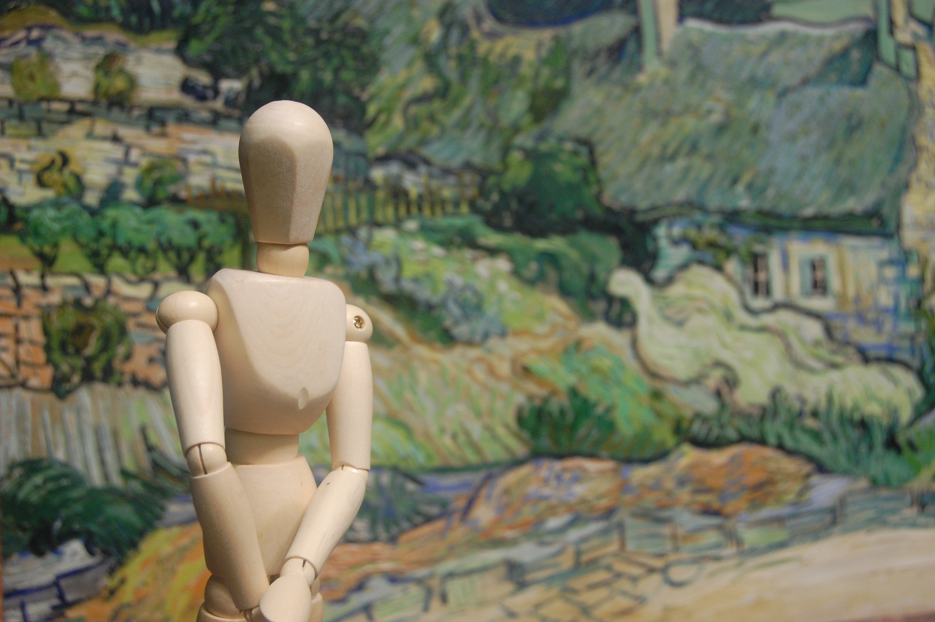 Emotikin with a real Van Gogh at the Musée d'Orsay in Paris