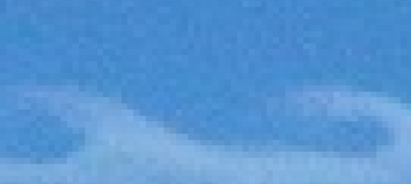 Pixelated cloud waves