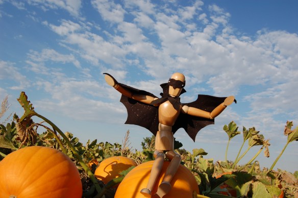 Riding the air waves on my pumpkin