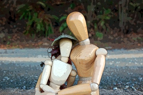 Tall & Grande spend a day at the beach