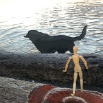 Ocean loving labrador